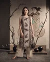 K 1204 By Naisha Vatican Discharge Printed Fancy Kurti With Bottom 